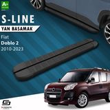 S-dizayn Fiat Doblo 2 S-line Siyah Yan Basamak 193 Cm 2010-2022 A+ Kalite
