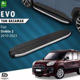 S-Dizayn Fiat Doblo 2 Uzun Şase Evo Krom Yan Basamak 223 Cm 2010-2023