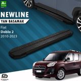 S-Dizayn Fiat Doblo 2 Uzun Şase Newline Siyah Yan Basamak 223 Cm 2010-2023 A+ Kalite