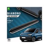 S-Dizayn Fiat Doblo 3 Diamond Krom Yan Basamak 203 cm 2023 Üzeri