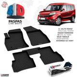 S-Dizayn Fiat Doblo 4D Havuzlu Paspas 2010 ve Üzeri A+Kalite - Siyah