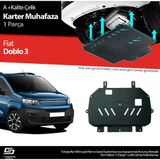 S-Dizayn Fiat Doblo Çelik Karter Muhafaza Koruma 2023 Üzeri A+ Kalite