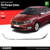 S-Dizayn Fiat Egea Krom Ön Panjur Çıtası 2015-2020 Şık Tasarımlı Paslanmaz Krom Aksesuar