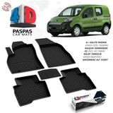 S Dizayn Fiat Fiorino 4D Havuzlu Paspas Siyah 2008-2017 A+Kalite