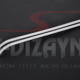 S Dizayn Fiat Fiorino Krom Sürgülü Kapı Çıtası 2 Prç 2008 Üzeri