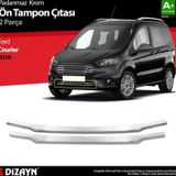 S-Dizayn Ford Courier Krom Ön Tampon Çıtası 2 Prç. 2018-2022