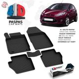 S-Dizayn Ford Fiesta 4D Havuzlu Paspas 2009-2015 A+ Kalite - Siyah