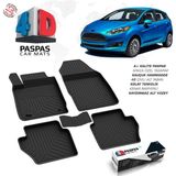 S-Dizayn Ford Fiesta 4D Havuzlu Paspas 2015-2017 A+ Kalite - Siyah