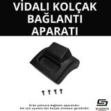 S-Dizayn Ford Focus 2 ABS Vidalı Kol Dayama Kolçak Alt Adaptör 2005-2011 A+Kalite