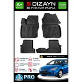 S-Dizayn Ford Focus 3 3D Pro Havuzlu Paspas 2011-2014 A+ Kalite 3DS-SDZ230 - Siyah