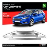 S-Dizayn Ford Focus 3 HB Krom Cam Çerçevesi 16 Prç A Kalite 2011-2018