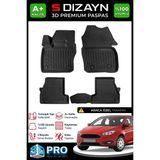 S-Dizayn Ford Focus 3 Makyajlı 3D Pro Havuzlu Paspas 2014-2019 A+ Kalite - Siyah