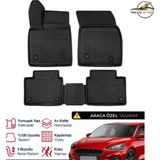 S-Dizayn Ford Focus 3D Plus Havuzlu Paspas 2019+ - Siyah