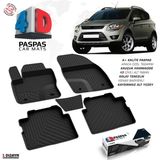 S-Dizayn Ford Kuga 1 4D Havuzlu Paspas 2008-2013 A+ Kalite - Siyah