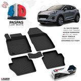 S-Dizayn Ford Puma 4D Havuzlu Paspas 2019 Üzeri A+ Kalite - Siyah