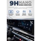 S-Dizayn Ford Tourneo Courier Titanium 9H Nano Multimedya Ekran Koruyucu 7 İnç Parlak 2019-2022 A+ Kalite