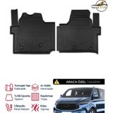 S-Dizayn Ford Tourneo Custom 3D Plus Havuzlu Paspas 2024+ - Siyah