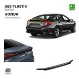 S-Dizayn Honda Civic Fc5 Abs Plastik Spoiler Parlak Siyah 2016-2021 A+Kalite