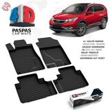 S-Dizayn Honda CR-V 4D Havuzlu Paspas 2012-2018 A+ Kalite - Siyah