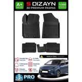 S-Dizayn Hyundai I10 3D Pro Havuzlu Paspas 2019 Üzeri A+ Kalite 3DS-SDZ179 - Siyah