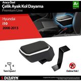 S Dizayn Hyundai İ10 ABS Gri 2008-2013 A+Kalite Çelik Ayaklı Kolçak