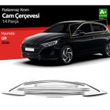 S-dizayn Hyundai İ20 Krom Cam Çerçevesi 14 Prç. 2020 Üzeri