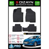 S-Dizayn Hyundai I30 3D Pro Havuzlu Paspas 2012-2016 A+ Kalite - Siyah