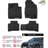 S-Dizayn Hyundai Tucson 3D Plus Havuzlu Paspas 2021+ - Siyah