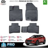 S-Dizayn Hyundai Tucson 3D Pro Havuzlu Paspas 2021-2024 A+ Kalite - Siyah