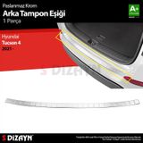 S-Dizayn Hyundai Tucson 4 Krom Arka Tampon Eşiği 2021-2024