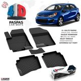 S-Dizayn Kia Rio 3 4D Havuzlu Paspas 2011-2016 A+Kalite - Siyah