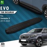 S-Dizayn Kia Sorento 3 Evo Siyah Yan Basamak 183 Cm 2014-2020