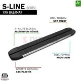 S-Dizayn Kıa Sorento 4 2022- 183 cm S-Line Krom Yan Basamak