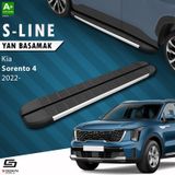 S-Dizayn Kia Sorento 4 S-Line Aluminyum Yan Basamak 183 cm 2022 Üzeri A+ Kalite