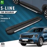 S-Dizayn Kia Sorento 4 S-Line Krom Yan Basamak 183 cm 2022 Üzeri A+ Kalite