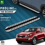S-dizayn Kia Sportage 3 Oem Still Pro V2 Aluminyum Yan Basamak 173 Cm 2010-2014 A+ Kalite