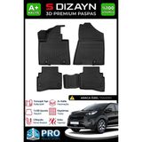 S-Dizayn Kia Sportage 3D Pro Havuzlu Paspas 2016-2021 A+ Kalite 3DS-SDZ093 - Siyah