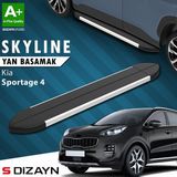S-Dizayn Kia Sportage 4 Skyline Aluminyum Yan Basamak 173 Cm 2016-2021 A+ Kalite