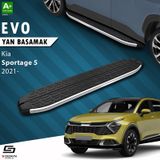 S-Dizayn Kia Sportage 5 Evo Krom Yan Basamak 173 cm 2021 Üzeri A+ Kalite