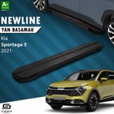 S-Dizayn Kia Sportage 5 Newline Siyah Yan Basamak 173 cm 2021 Üzeri A+ Kalite