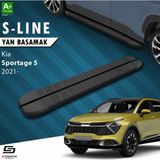 S-Dizayn Kia Sportage 5 S-Line Siyah Yan Basamak 173 cm 2021 Üzeri A+ Kalite