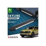 S Dizayn Kia Sportage 5 Skyline Aluminyum Yan Basamak 173 Cm 2021 Üzeri A+ Kalite KI-SP5-YBS-SKY-AL-173