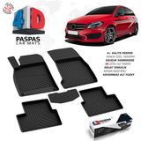 S-Dizayn Mercedes B Serisi W246 4D Havuzlu Paspas 2012-2018 A+ Kalite - Siyah
