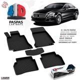 S-Dizayn Mercedes Cls C218 4d Havuzlu Paspas 2010-2018 A+Kalite - Siyah