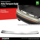 S-Dizayn Mercedes E Serisi W213 Sedan Krom Arka Tampon Eşiği 2016-2020