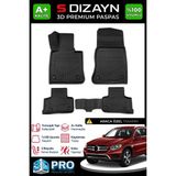 S-Dizayn Mercedes Glc 3D Pro Havuzlu Paspas 2015-2023 A+ Kalite 3DS-SDZ133 - Siyah