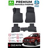 S-Dizayn Mercedes Glc Coupe 3D Pro Havuzlu Paspas 2015 Üzeri A+ Kalite - Siyah