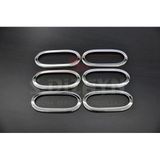 S-Dizayn Mercedes Sprinter W906 Krom Yan Reflektör Çerçevesi 6 Prç 2006-2013
