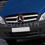 S Dizayn Mercedes Vito Krom Ön Panjur 4 Prç 2010-2014 (Geniş)
