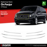 S-Dizayn Mercedes Vito W447 Krom Ön Panjur 5 Prç. 2020-2024 A+ Kalite